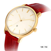 18K gold watch with ETA 2671 movement for women