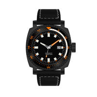 Stylish customized diving carbon fiber watch