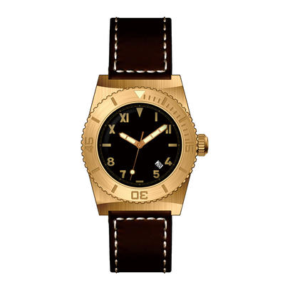 Super Vintage lume CuSn8 bronze age diving watch